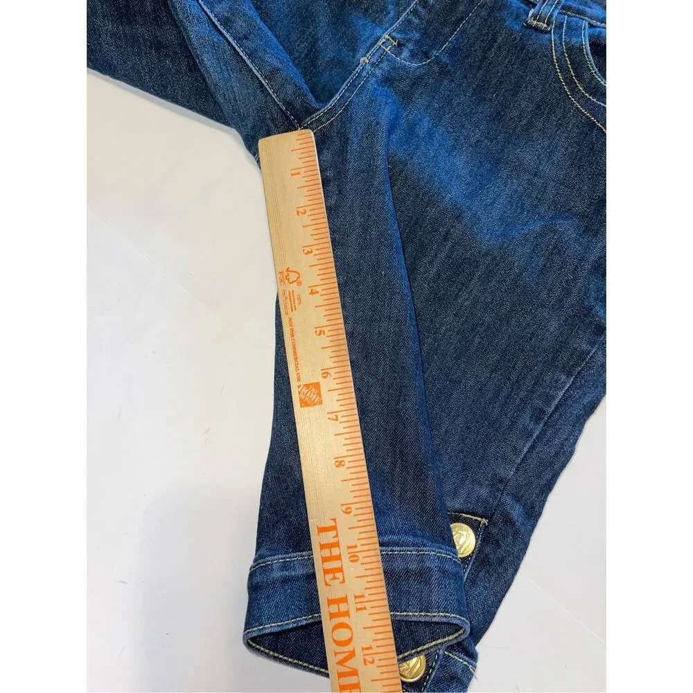 Vintage Ruff Ryders DMX Sz 7/8 Jean Shorts 90s Y2K Rap Hip Hop Streetwear‎ Denim